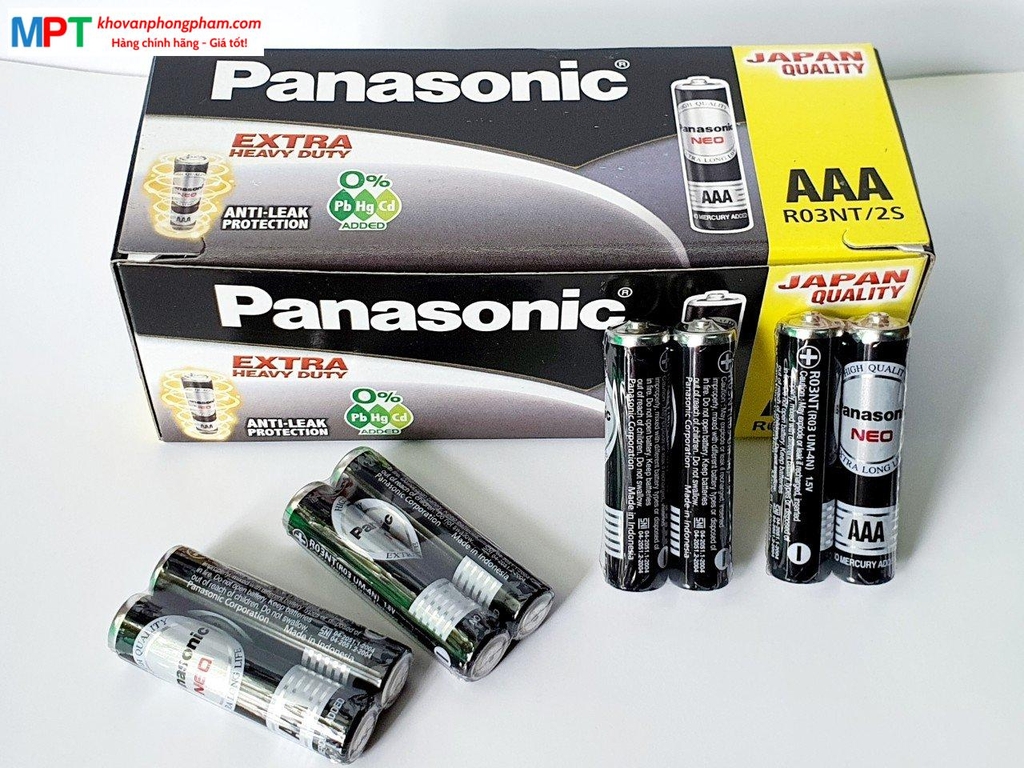 Vỉ 2 viên Pin AAA  Panasonic