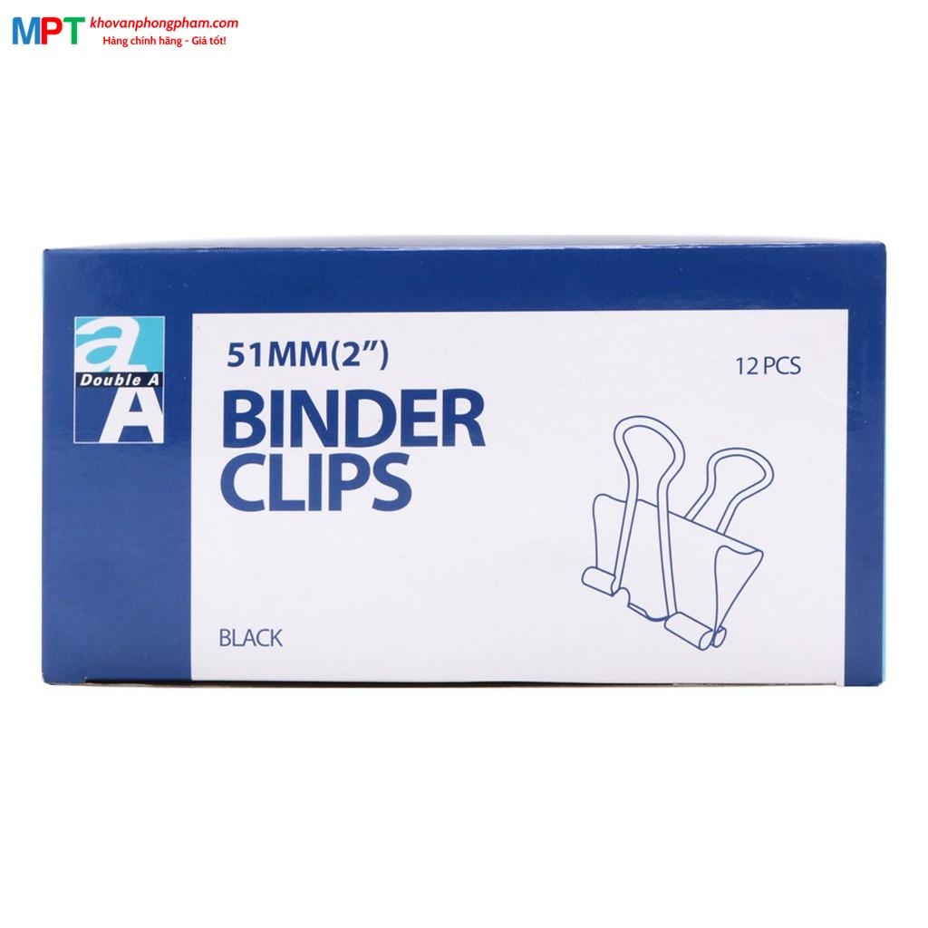 [CHÍNH HÃNG] Kẹp đen 51mm Double A