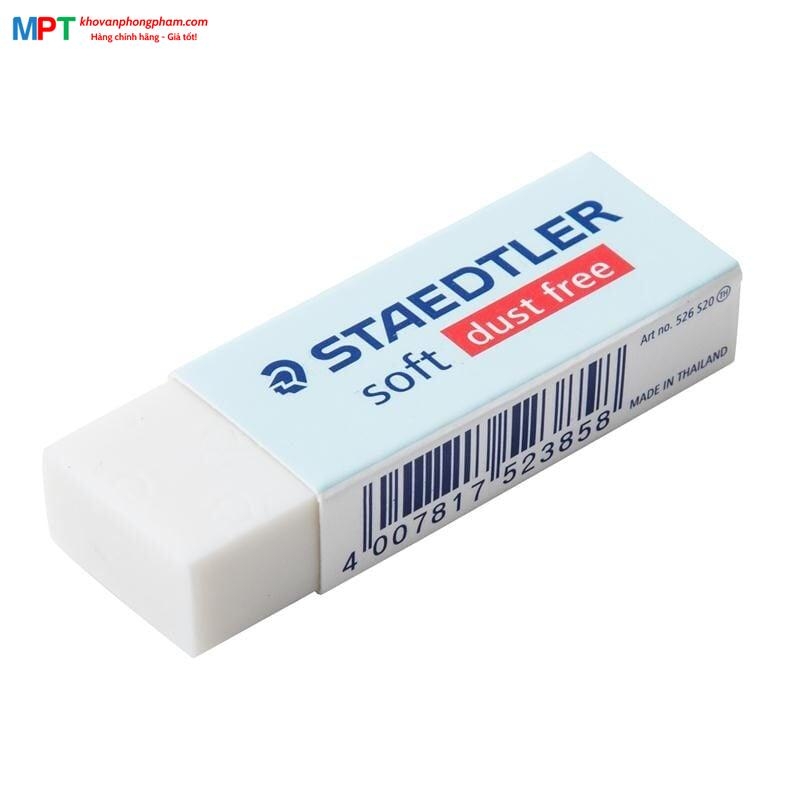 [MUA 5 TẶNG 1] Tẩy chì Staedtler 526 S20 - Màu trắng to
