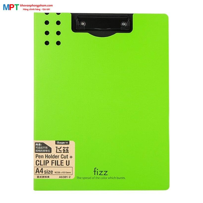 Cặp trình ký GuangBo A6381 - Khoá dọc, chống xước, nhiều màu lựa chọn