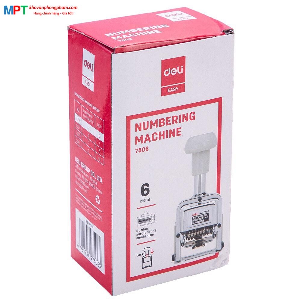 Dấu nhảy 6 số Deli 7506