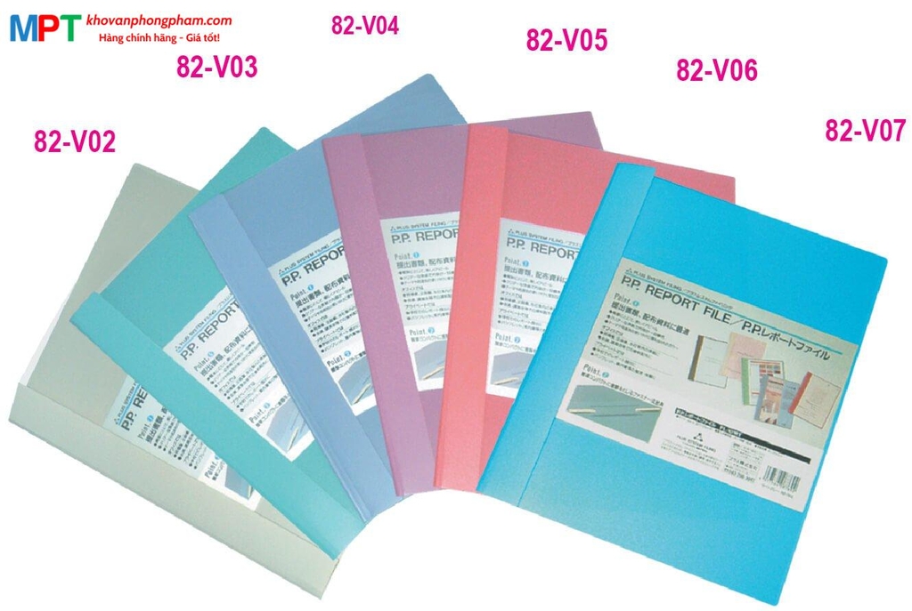 Bìa acco nhựa Plus - Report file, bìa trình ký - Giữ tối đa 120 tờ giấy A4