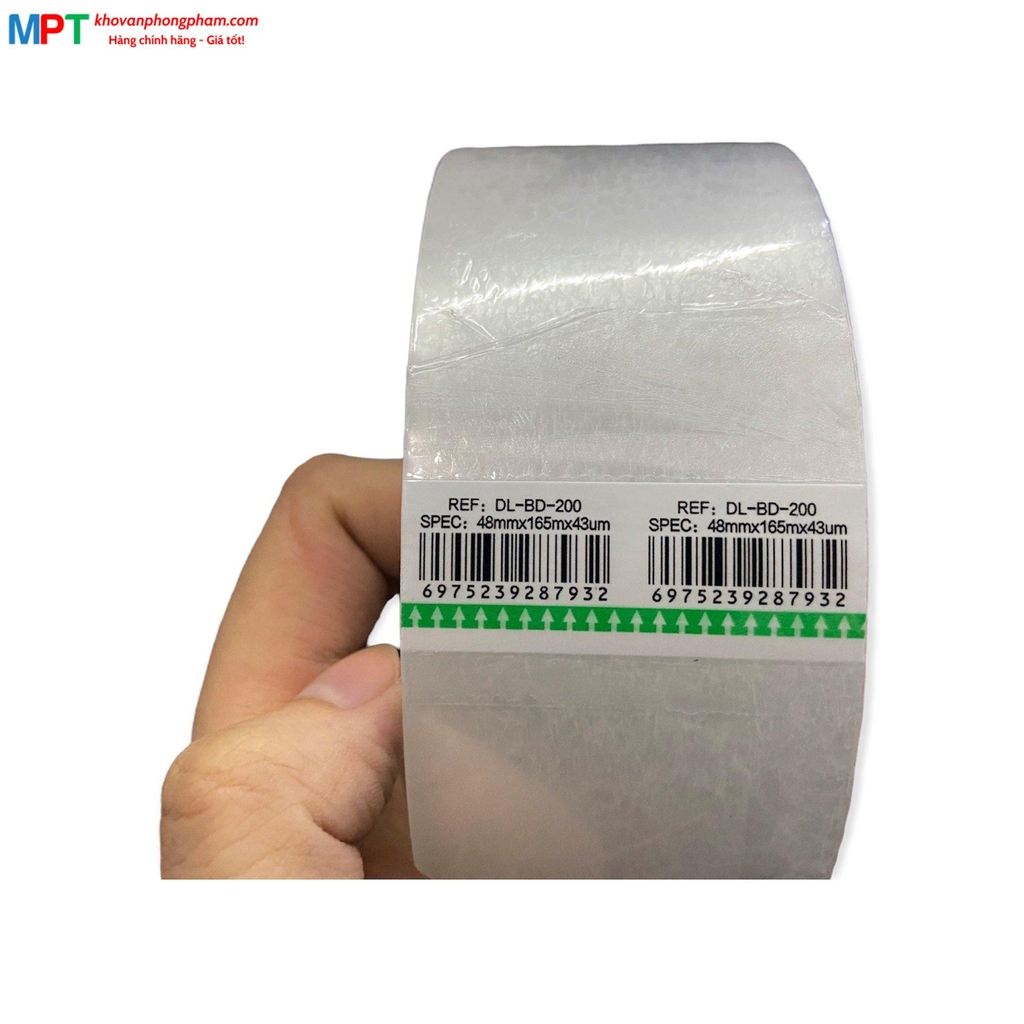 Băng dính trong Deli 200Y DL-BD-200 - Kích thước: 48mm x 165m x 43um