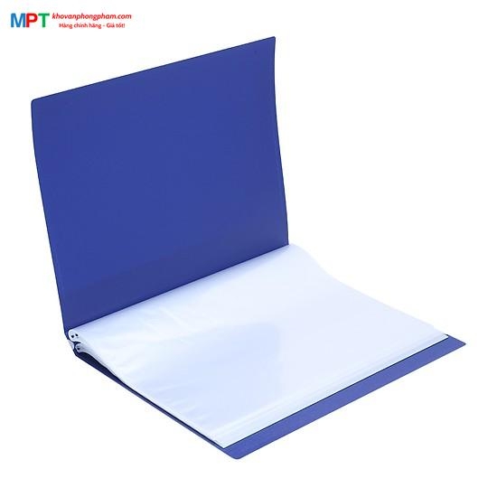 [TẶNG TÚI CLEAR] File lá 40 trang Double A màu xanh