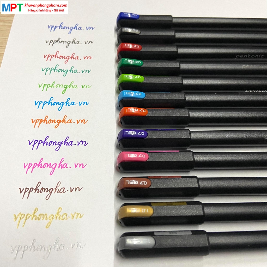 Vỉ 12 Bút gel LinC Pentonic 856