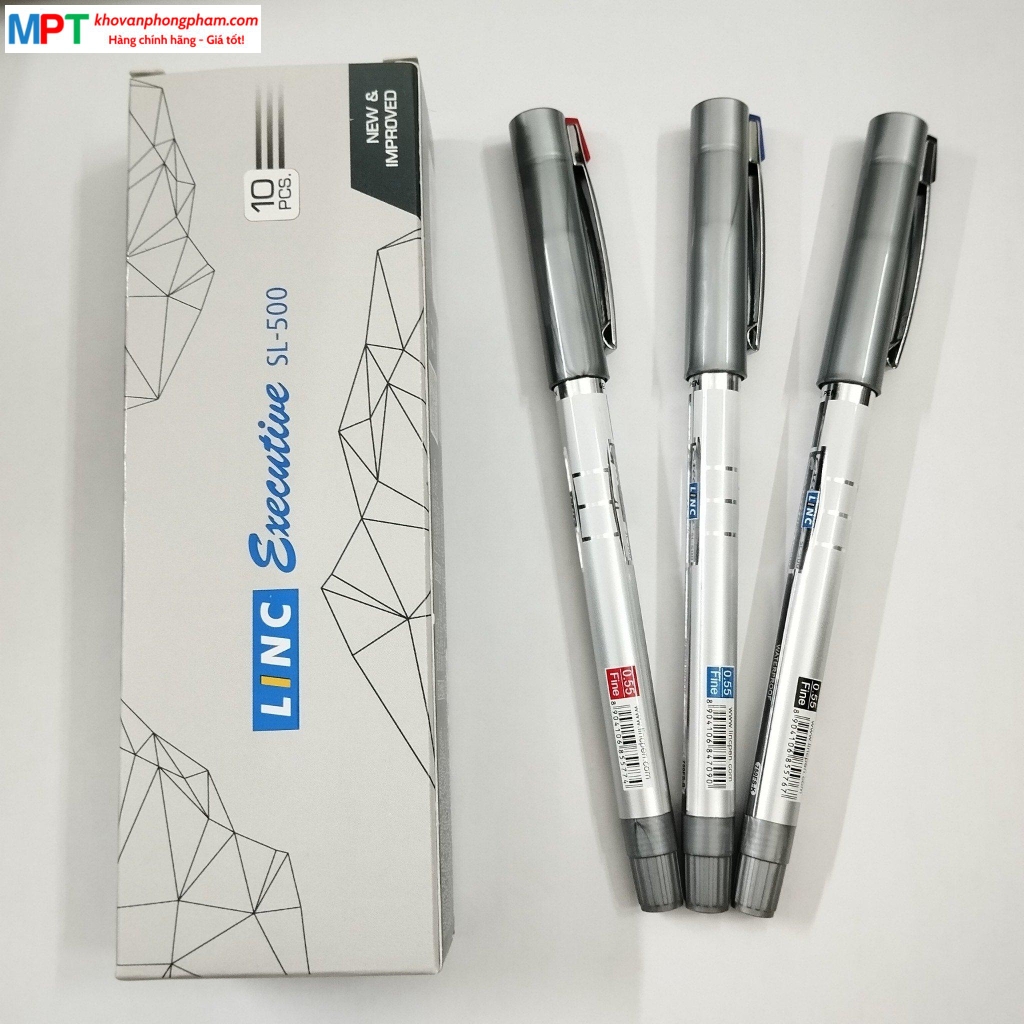 [MẪU MỚI] Bút nước LINC Excutive SL-500 ngòi 0.55mm (Áp dụng mua từ 10 cái)