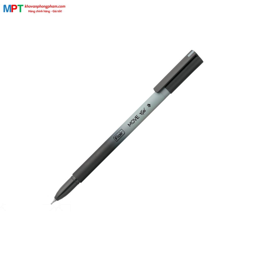 Bút gel Flair Move Gel ngòi 0.5mm - công nghệ mực mới, màu sắc rực rỡ, có thể thay ruột