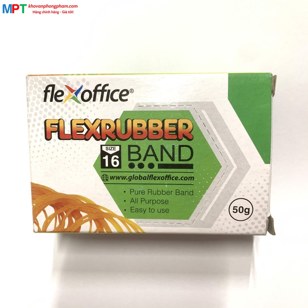 Combo 3 Hộp dây chun Thiên Long vòng to 50g FO-RUB02