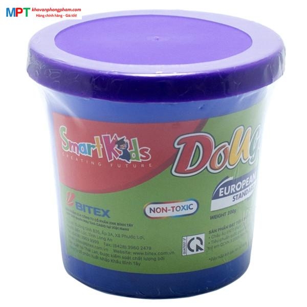 Hộp 200g Đất nặn, Bột nặn Smartkids Dough màu thường 200g SK-DC200R - TẶNG TẨY CHÌ THIÊN LONG
