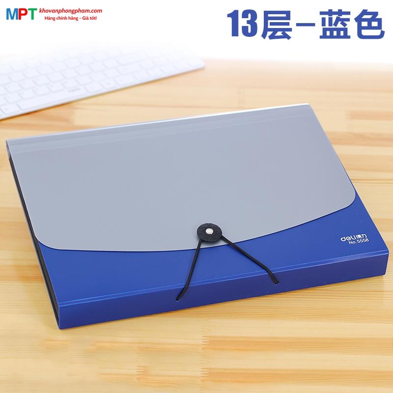Cặp tài liệu 12 ngăn Deli 5558
