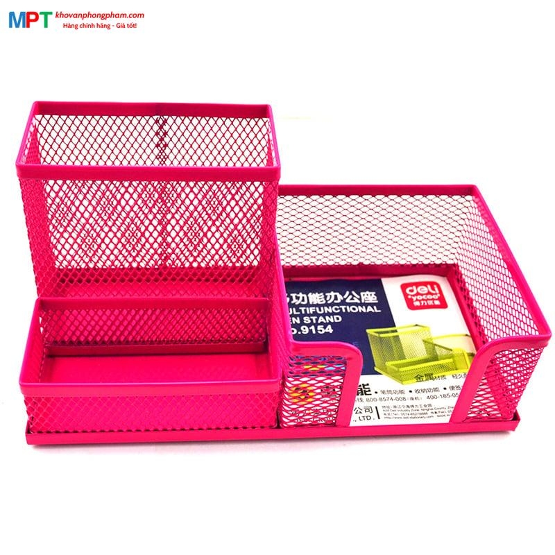 Cắm bút bằng sắt Deli 9154