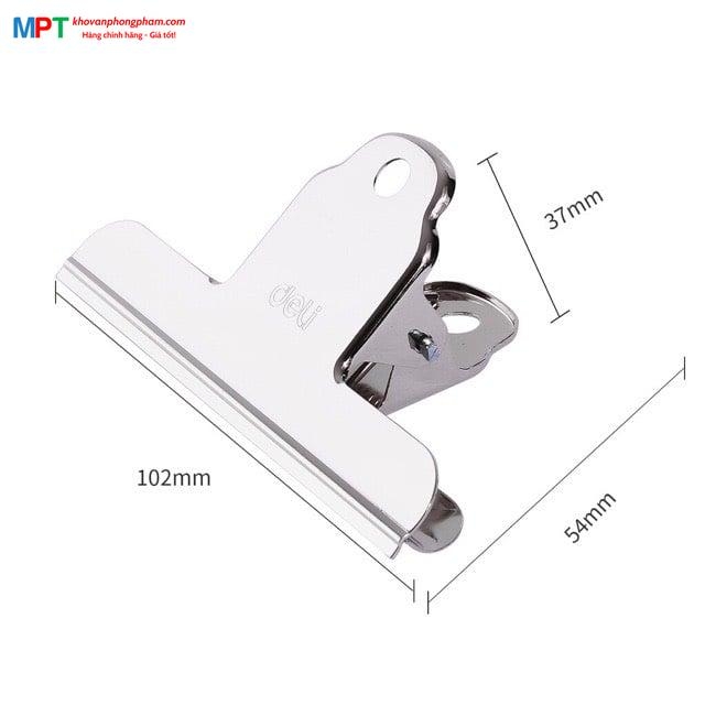 Vỉ 3 Kẹp inox Deli 9532 kích thước 102mm