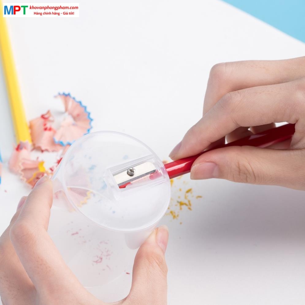 Bút chì màu 36 màu Deli EC00837 - Họa tiết Super Wings kèm gọt chì