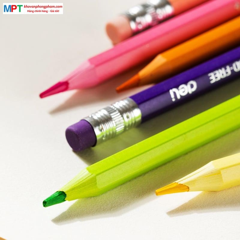 Bút chì màu 24 màu Deli EC126-24 - Họa tiết Super Wings