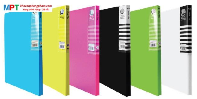 File lá 20 Trang Plus có ngăn giữa - có 6 màu lựa chọn