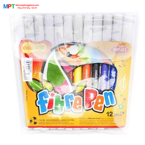 Dạ 12 màu Thiên Long FP-01 - Bút lông màu