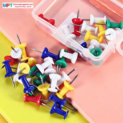 Ghim mũ màu Deli 0021