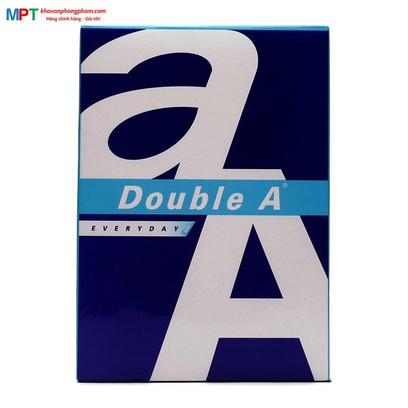 Giấy in A5 Double A ĐL70gsm - Đóng gói: 500 tờ/tập