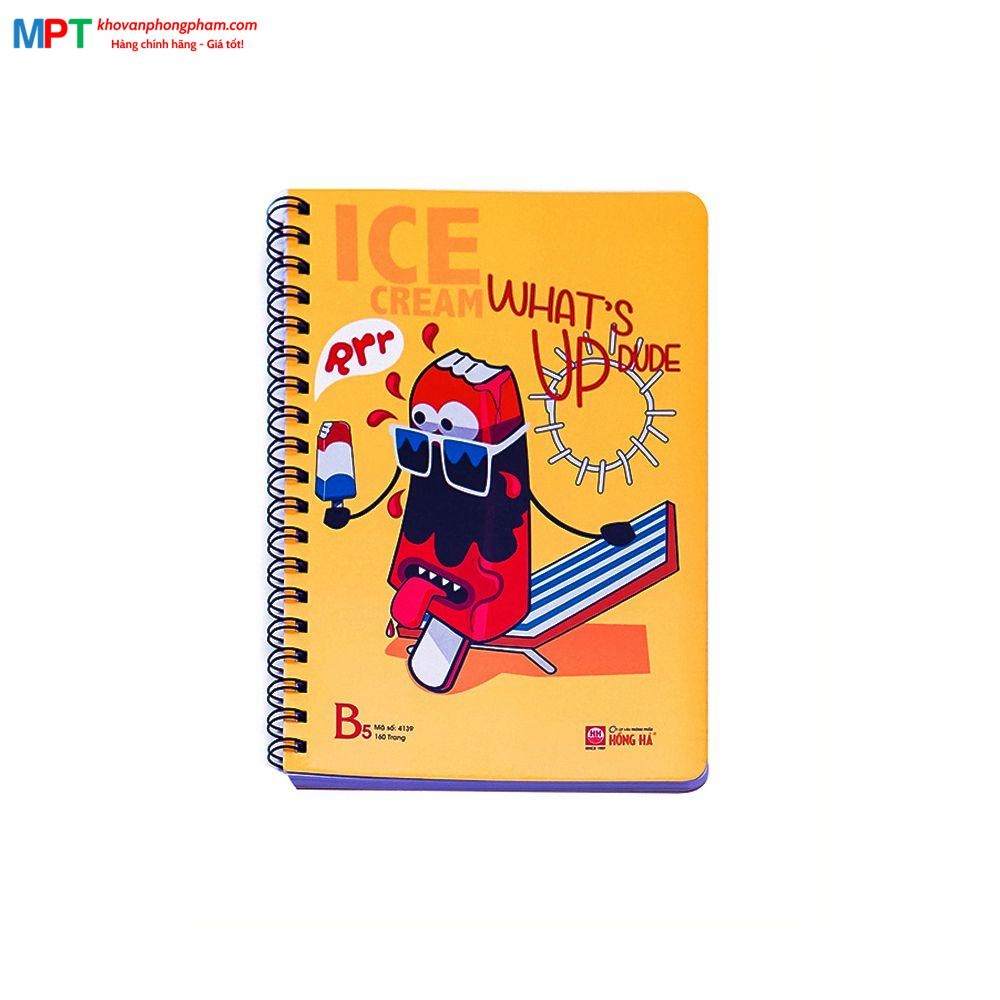 Sổ lò xo 160 trang COOL B5 Hồng Hà 4139