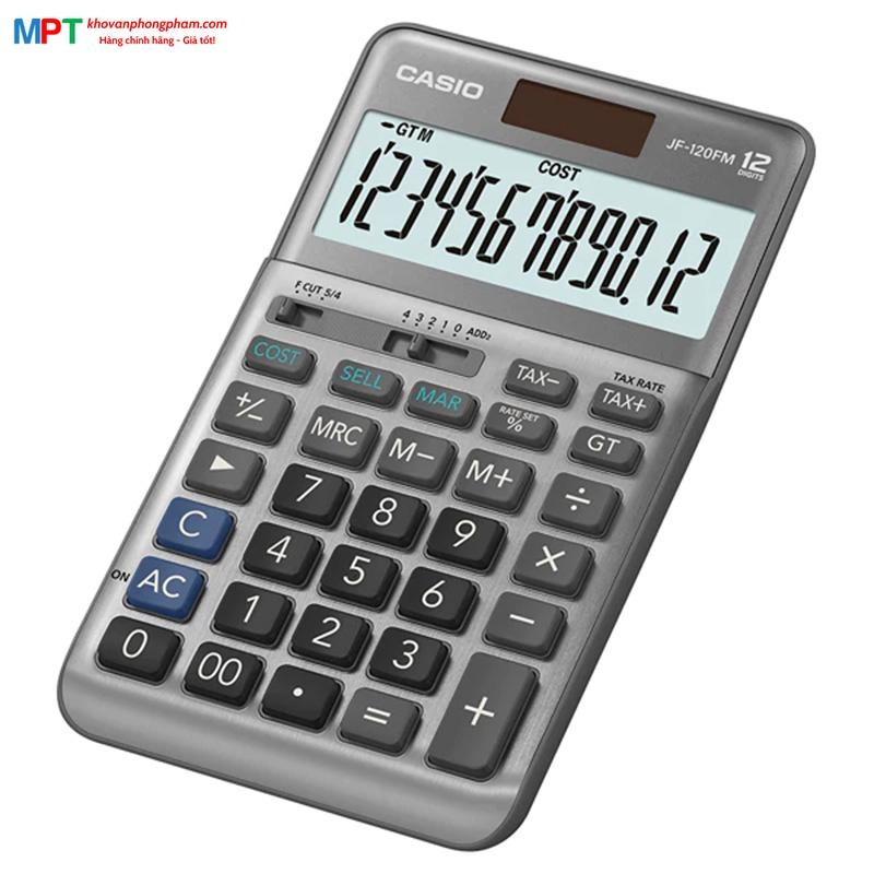 [CHÍNH HÃNG DO BITEX PP] Máy tính Casio JF-120FM - Tặng file 20 lá Double A