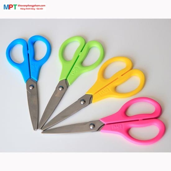 [THANH LÝ] Kéo cắt giấy lưỡi cong Plus 35-V163 (Phiên bản châu Á)