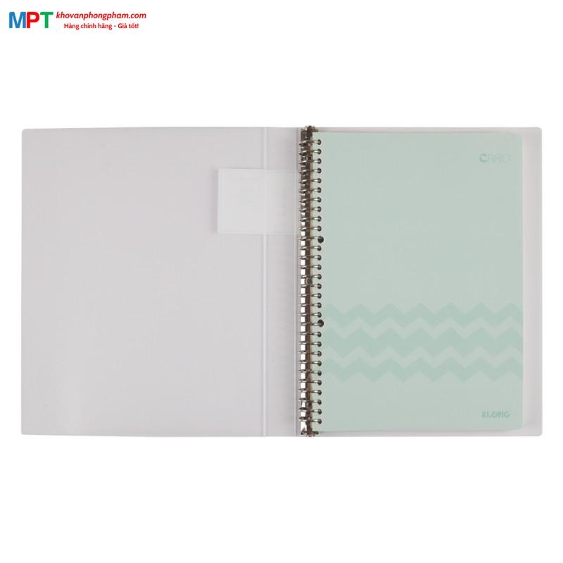 Sổ còng Klong sắt A4 80 tờ Caro 30 lỗ chấu 540 (Binder File Caro)