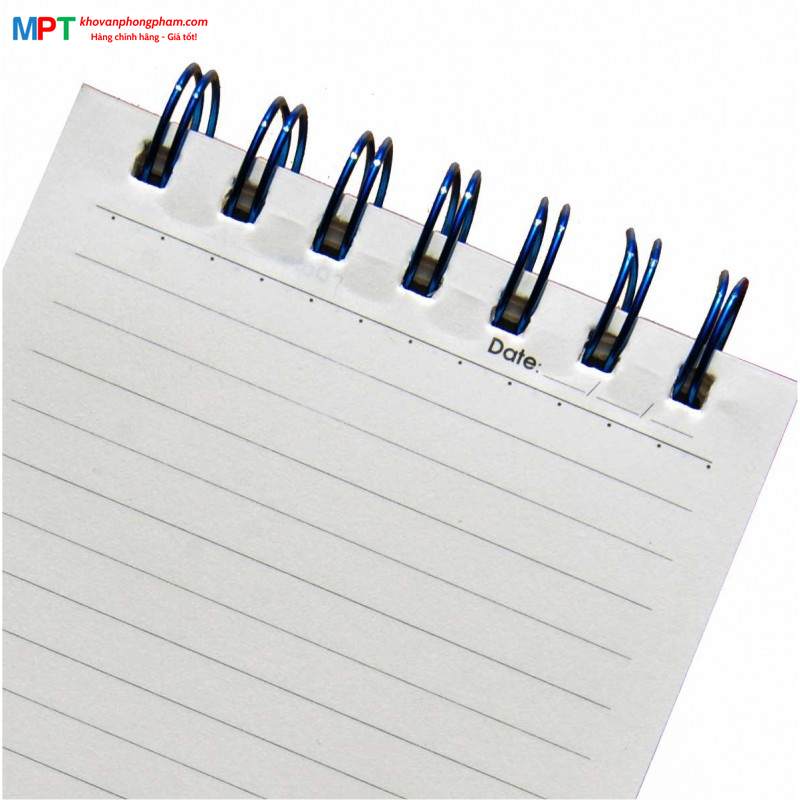 Sổ lò xo KLONG kép ngang khổ A6 260 trang 937 - Định lượng 70gsm - Kích thước 105x148mm