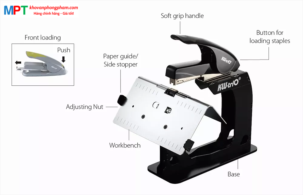 Máy dập ghim giữa Kw-TriO 058A3 (Dập được 20 - 40 tờ)