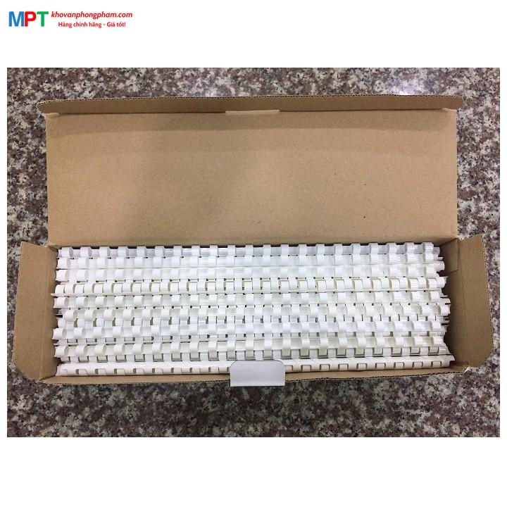 Lò xo nhựa 10mm đóng 60 tờ (Hộp 100 chiếc)