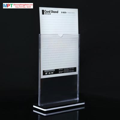 Menu mica để bàn A5 B-6028 148x210mm - Khổ dọc