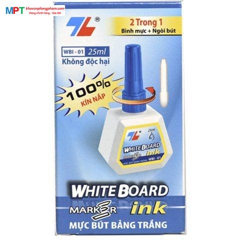 Mực bút viết bảng Thiên Long WBI-01 - dung tích 25ml, tiện lợi, mực tươi, khô nhanh