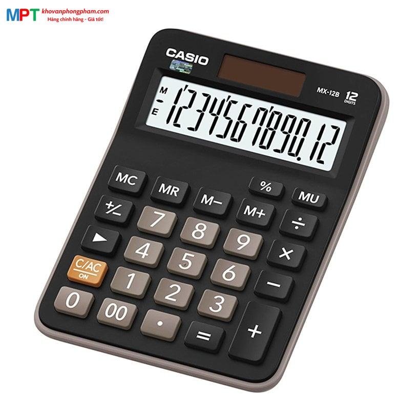 [CHÍNH HÃNG DO BITEX PP] Máy tính Casio MX-12B hiển thị 12 số - Tặng file 20 lá Double A