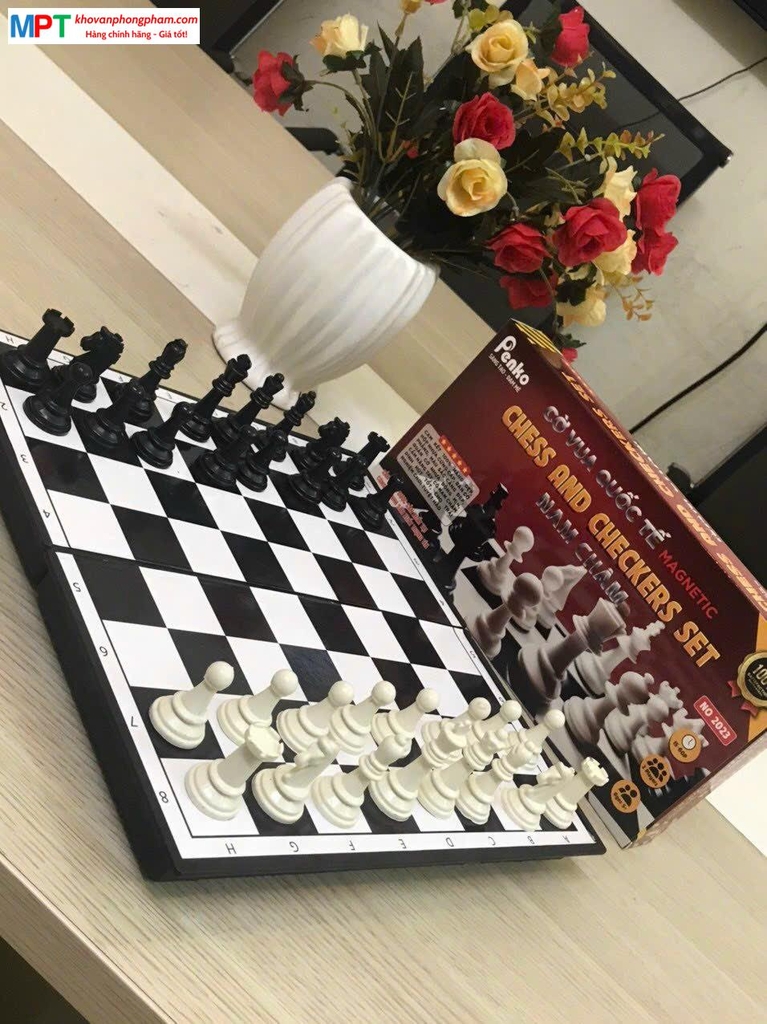 Bộ cờ vua nam châm cỡ nhỏ 28cm Penko 2022