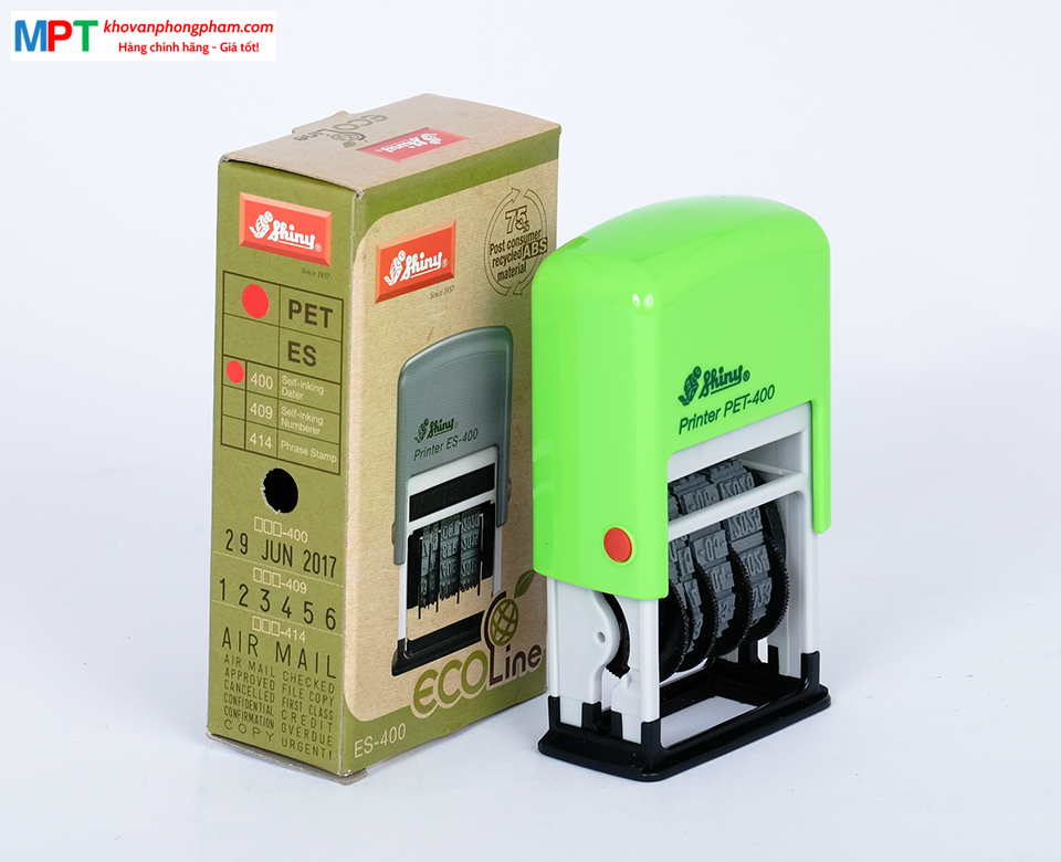 Dấu ngày tháng năm Shiny PET-400