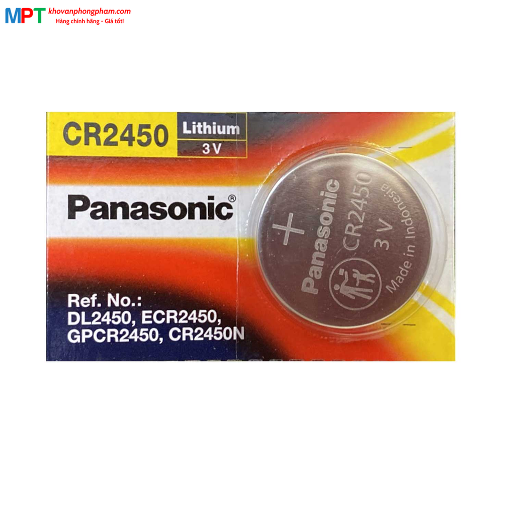 Pin cúc CR2450 Panasonic 3V Lithium