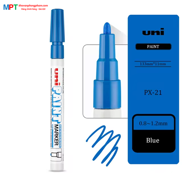 [CHÍNH HÃNG] Bút sơn Uni Paint Marker PX-21 nét 0.8 - 1.2mm