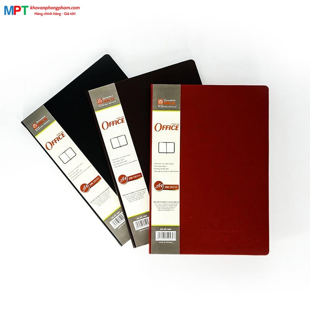 Sổ bìa da Hồng Hà OFFICE A4 200 trang 4584 (210x297mm)