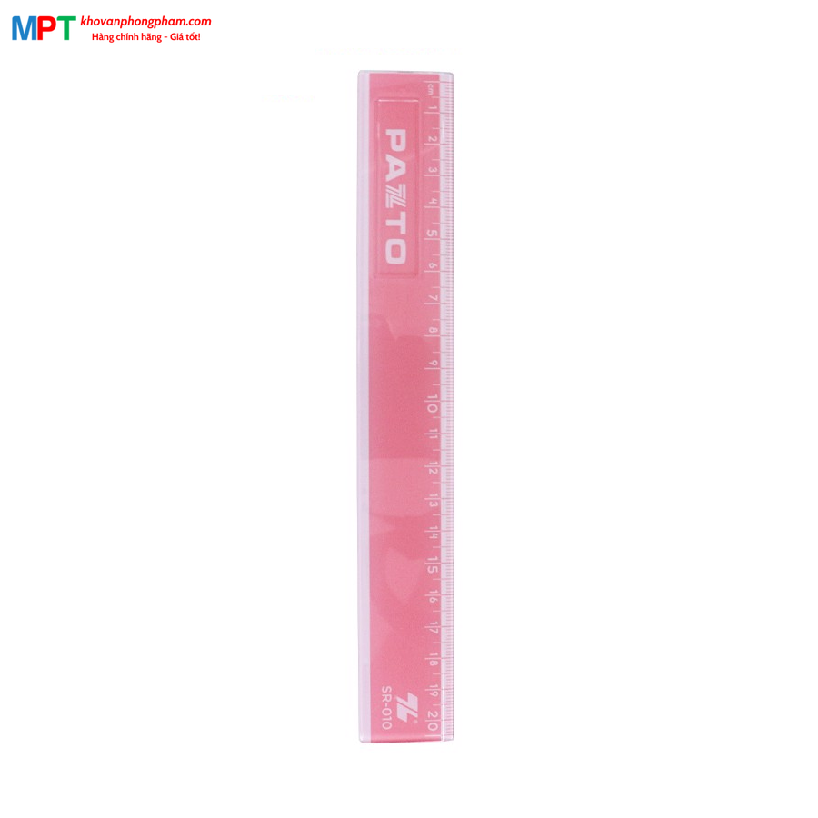 Thước màu Pastel dài 20cm Thiên Long Pazto SR-010