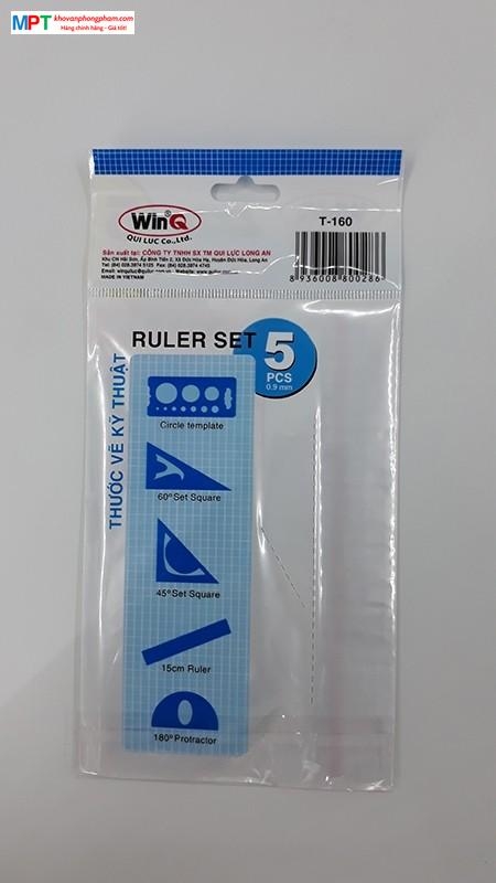 Bộ 5 thước dẻo màu trắng WinQ T160