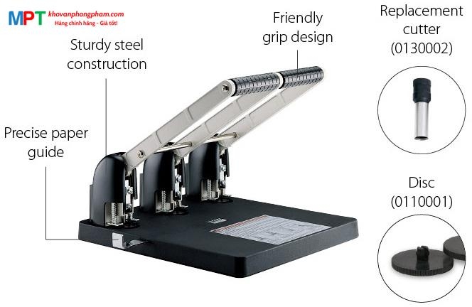 [CHÍNH HÃNG - DO CTY VIỄN ĐÔNG NHẬP KHẨU] Đục 3 lỗ Kw-TriO 9530 - Đục 150 tờ