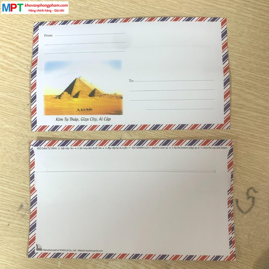 Phong bì tự dính - Đóng gói: 20 cái/tập