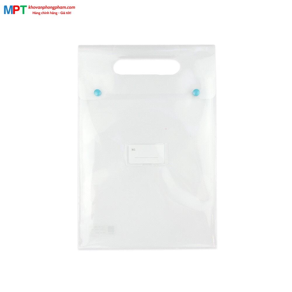 Túi tài liệu dọc 2 cúc S16 khổ A4 Hồng Hà 6624