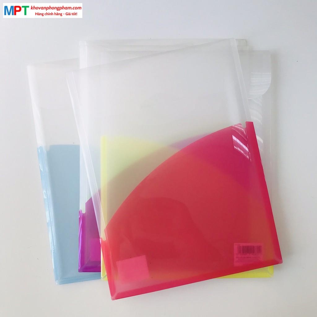 Túi cài đa năng Plus A4S Pasty - cài dọc - 5 màu lựa chọn