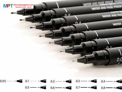 [CHÍNH HÃNG] Bút vẽ kỹ thuật Uni Pin 07-200 0.7mm (Bút kim số)