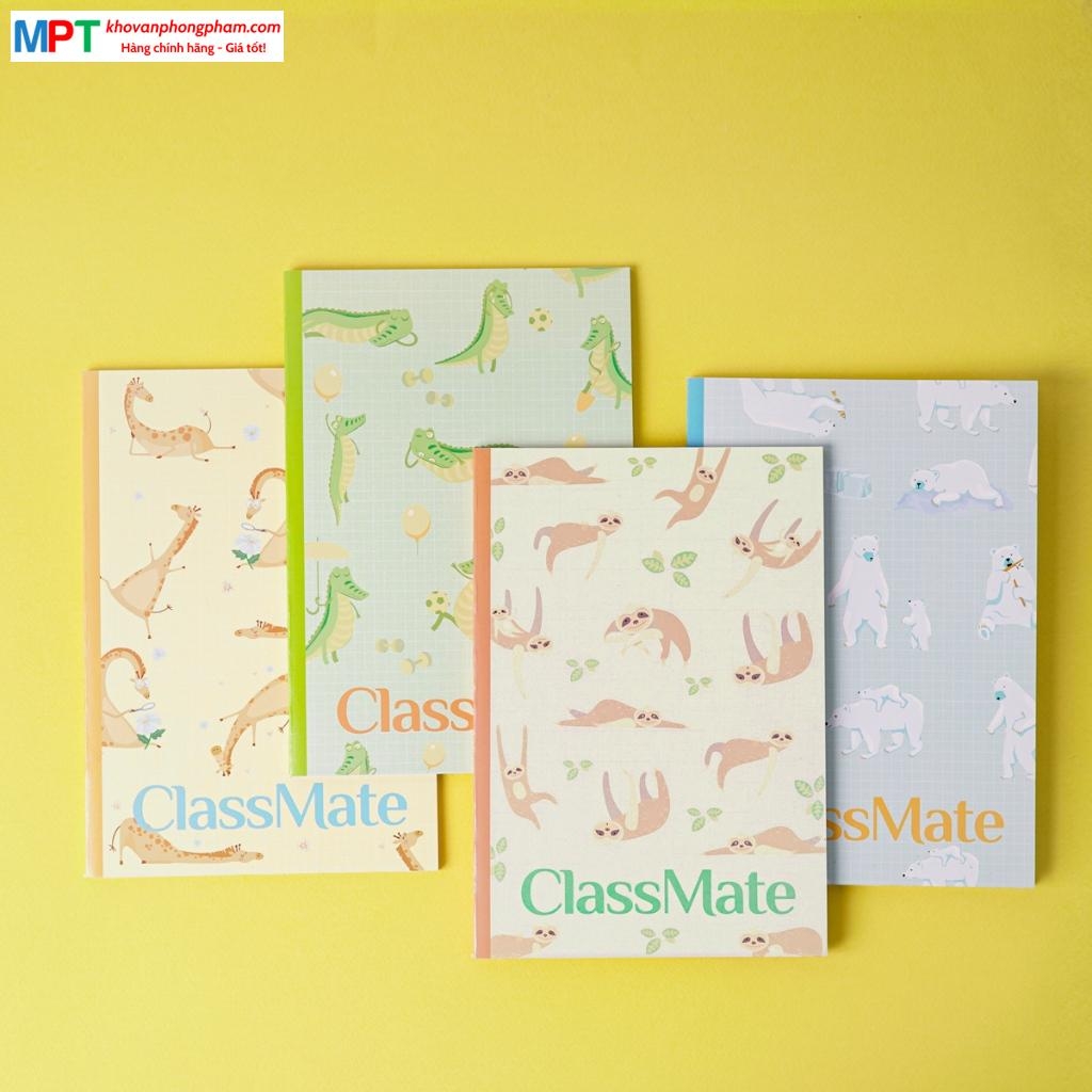 Vở kẻ ngang Classmate 120 trang Pattern NB5-12-0608 - Định lượng 60gsm - Bìa vở cán vân chống nước - Mua 10 tặng 1 bút bi