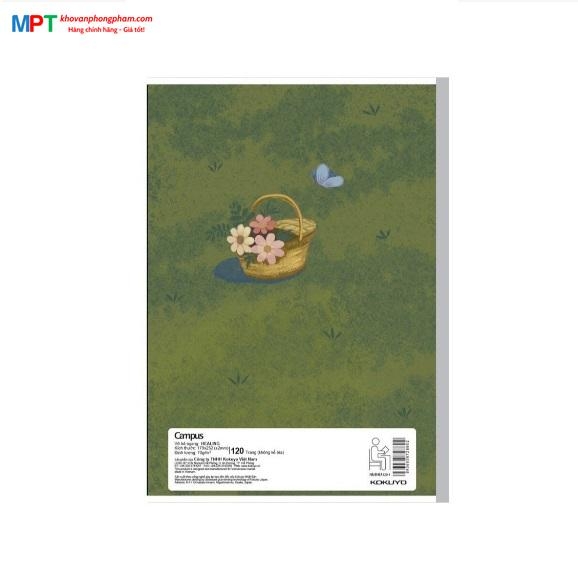 [MẪU MỚI 2023] Vở Campus HEALING 120 trang dòng kẻ ngang - Mua 10 quyển tặng bút bi