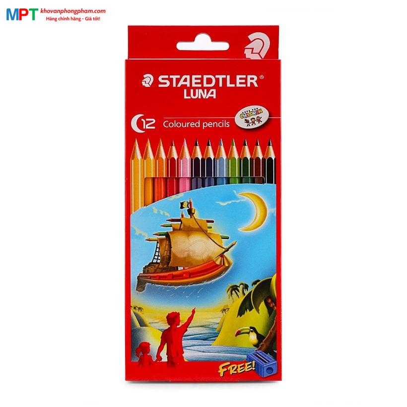 [SIÊU RẺ - CHÍNH HÃNG] Bút chì màu 12 màu Staedtler 136C12 (Loại chì dài)