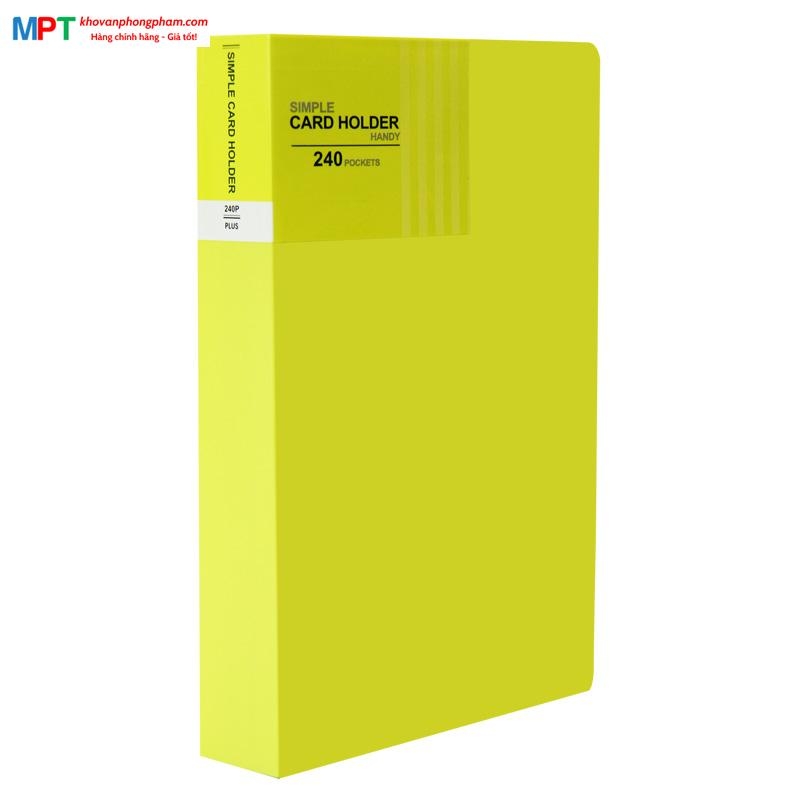 Sổ lưu danh thiếp Plus 120 thiếp cỡ A5 - Name card holder A5-120P