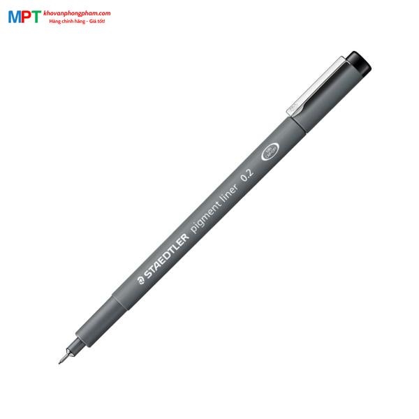 Bút Vẽ Kỹ Thuật Staedtler Chính Hãng 308 02 0.2mm Màu Đen (Bút Dạ Kim Số)
