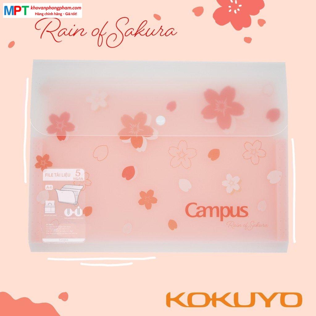 File đựng tài liệu 5 ngăn ngang Campus DF-5X-SKR khổ A4